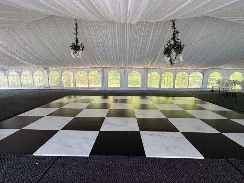 Checkered Dance Floor Wrap