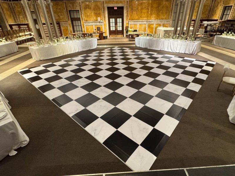 Checkered Dance Floor Wrap