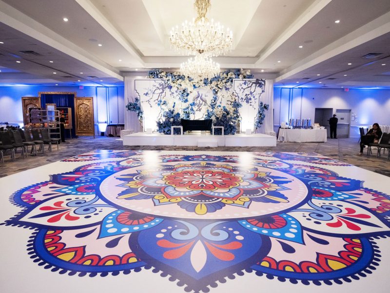 Custom Wedding Mandala Dance Floor Wrap